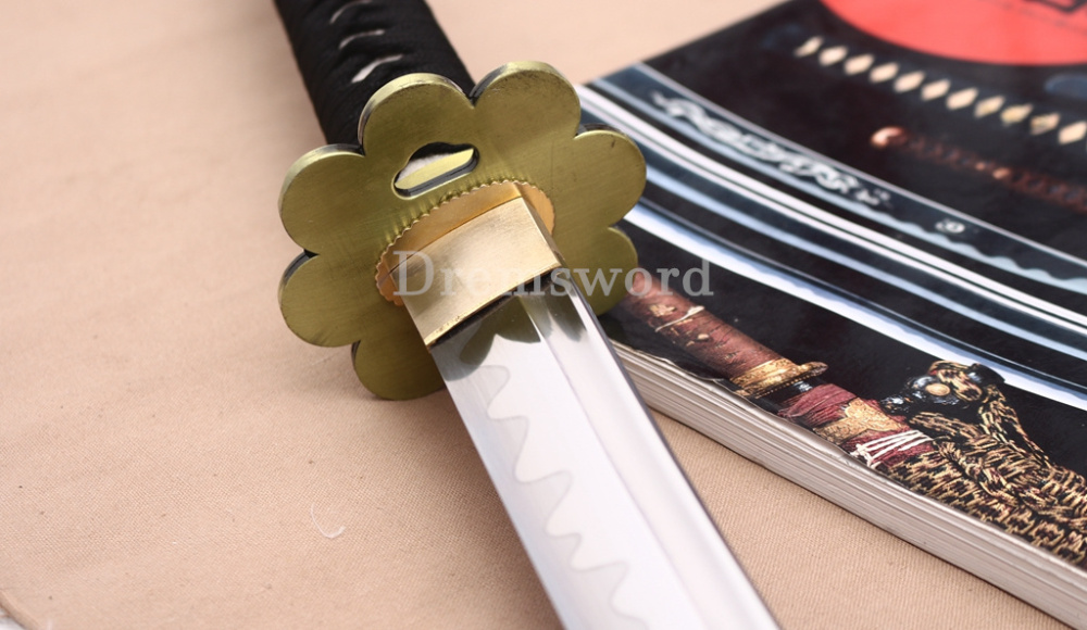 9260 Spring Steel Functional Katana Japanese Samurai Sword Battle Ready Full Tang Shinogi-Zukuri Black