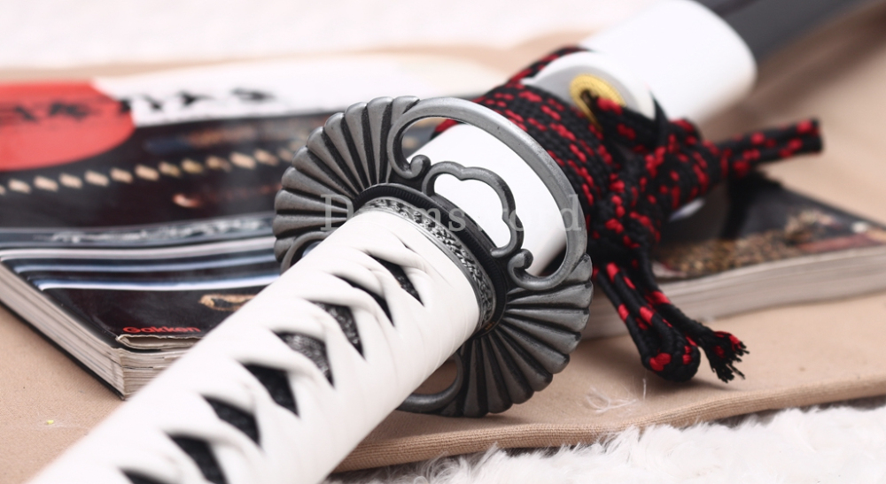 9260 Spring Steel Red Blade Katana Japanese Samurai Sword Battle Ready Full Tang Shinogi-Zukuri