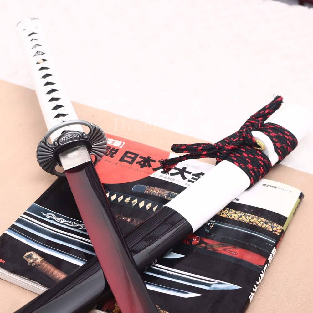 9260 Spring Steel Red Blade Katana Japanese Samurai Sword Battle Ready Full Tang Shinogi-Zukuri