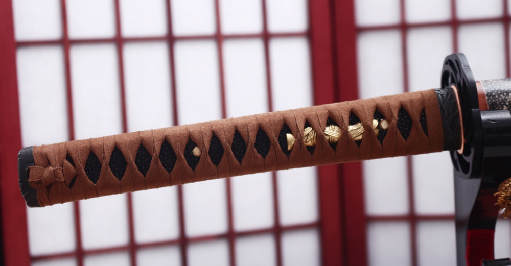 Handmade L6 Steel Clay Tempered Katana Hadori Polishing Japanese Samurai Sword O Kissaki Shinogi-Zukuri Sword Black