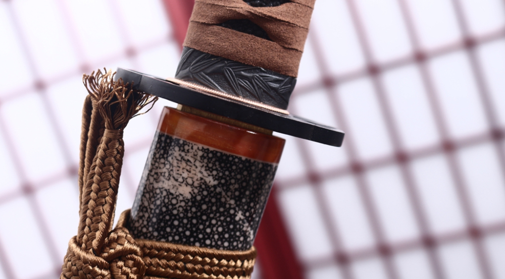 Handmade L6 Steel Clay Tempered Katana Hadori Polishing Japanese Samurai Sword O Kissaki Shinogi-Zukuri Sword Black