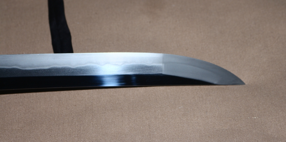 Handmade L6 Steel Clay Tempered Katana Hadori Polishing Japanese Samurai Sword O Kissaki Shinogi-Zukuri Sword Black