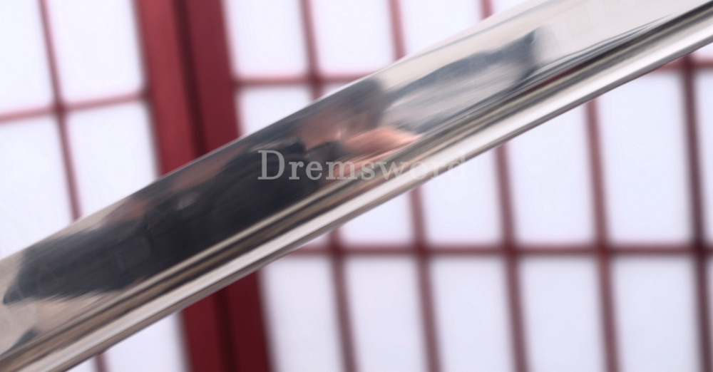 T10 Clay Tempered Katana Japanese Samurai Sword SHINOGI-ZUKURI Battle Ready Red