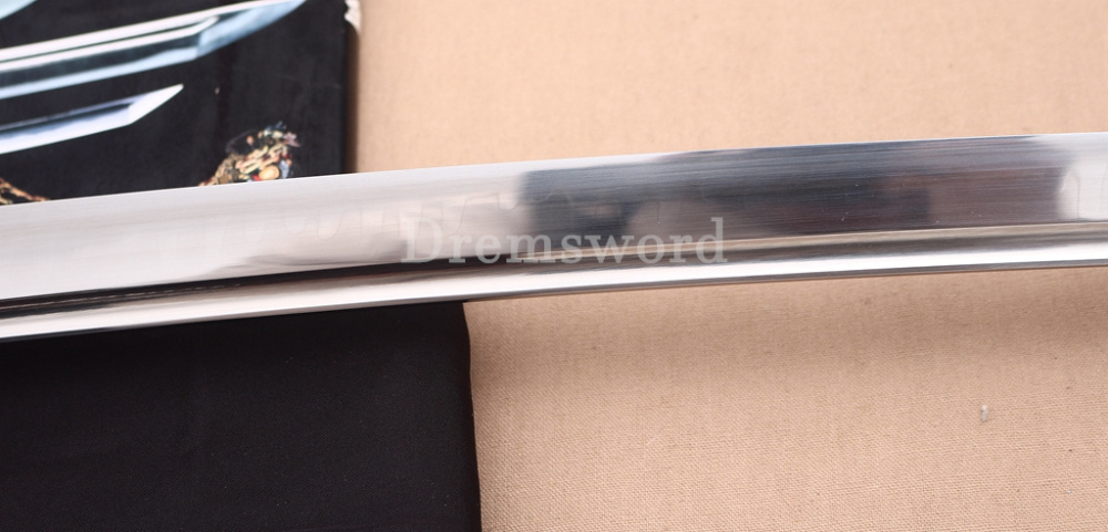 T10 Clay Tempered Katana Japanese Samurai Sword SHINOGI-ZUKURI Battle Ready Red