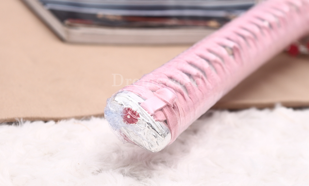 T10 Clay Tempered Pink Bloom Katana Japanese Samurai Sword for Women SHINOGI-ZUKURI Battle Ready