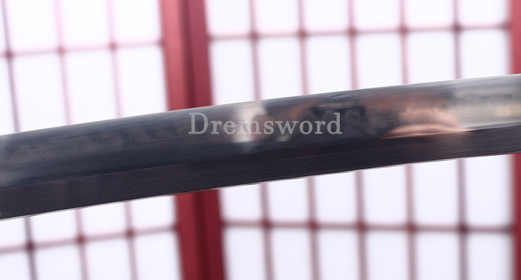 T10 Steel Clay Tempered Tachi Katana Japanese Samurai Sword SHINOGI-ZUKURI Battle Ready Hand Painting Saya Grey