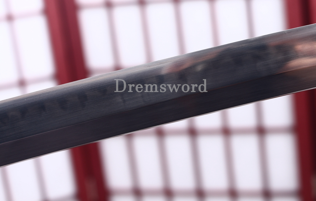 T10 Steel Clay Tempered Tachi Katana Japanese Samurai Sword SHINOGI-ZUKURI Battle Ready Hand Painting Saya Grey
