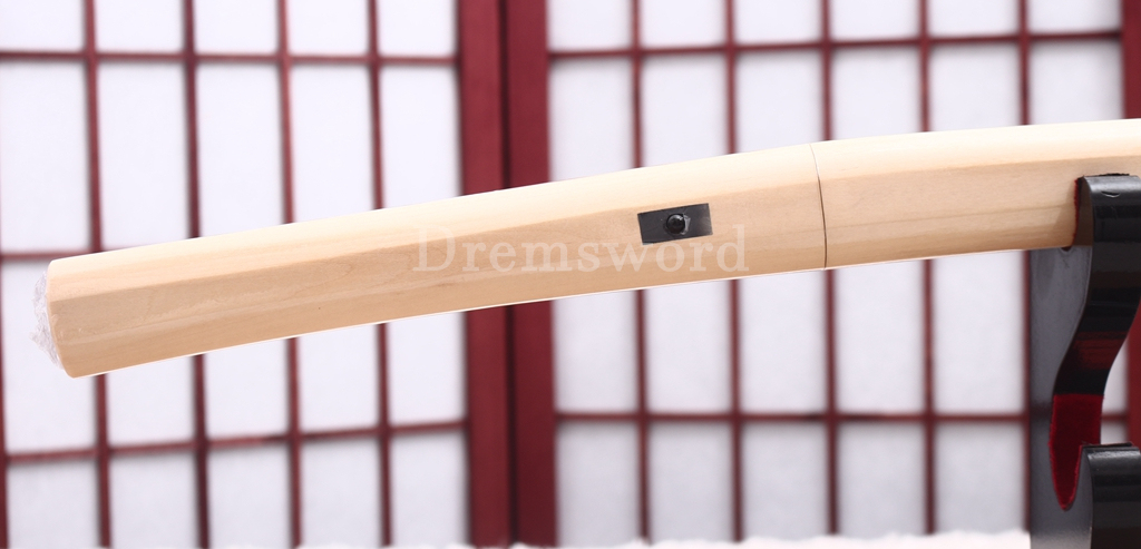 100% Handmade Tamahagane Steel Clay Tempered Shirasaya Japanese Samurai Katana Sword SHINOGI-ZUKURI