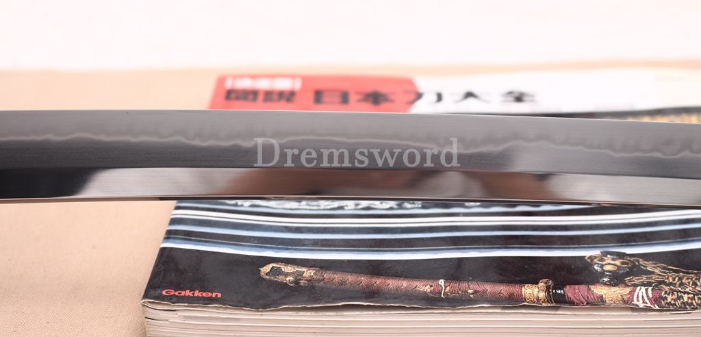 100% Handmade Tamahagane Steel Clay Tempered Shirasaya Japanese Samurai Katana Sword SHINOGI-ZUKURI