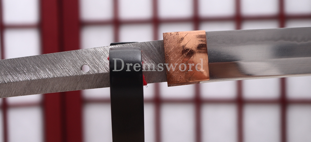 100% Handmade Tamahagane Steel Clay Tempered Shirasaya Japanese Samurai Katana Sword SHINOGI-ZUKURI White