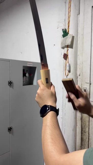 100% Handmade Tamahagane Steel Clay Tempered Shirasaya Japanese Samurai Katana Sword SHINOGI-ZUKURI