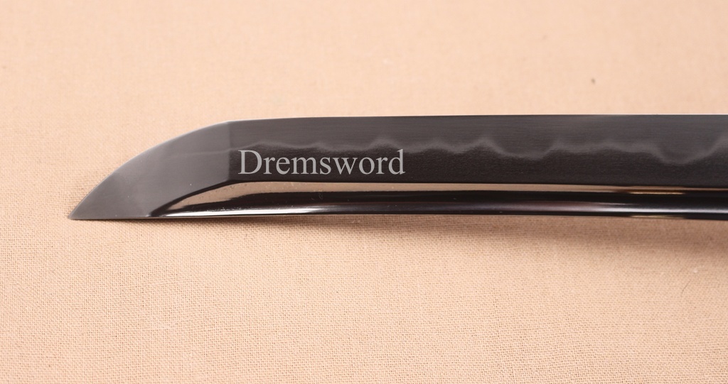 Hand Polishing Tamahagane Clay Tempered Tachi Katana Japanese Samurai Sword SHINOGI-ZUKURI Gold