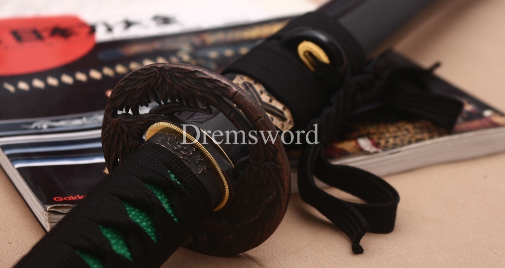 Kill Bill Aluminum Dull Iaito Katana Japanese Samurai Practice Sword Shinogi ZUKURI Black Unsharpened