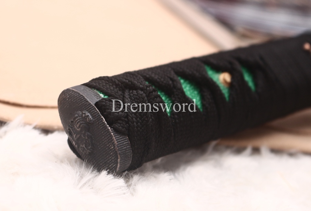 Kill Bill Aluminum Dull Iaito Katana Japanese Samurai Practice Sword Shinogi ZUKURI Black Unsharpened