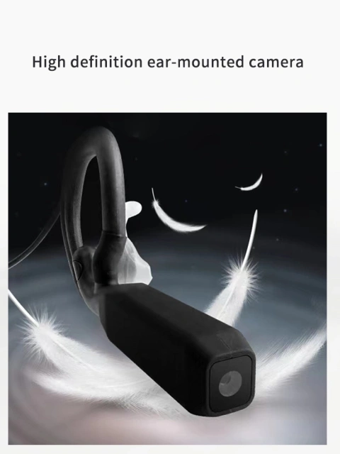 High definition ear-mounted camera