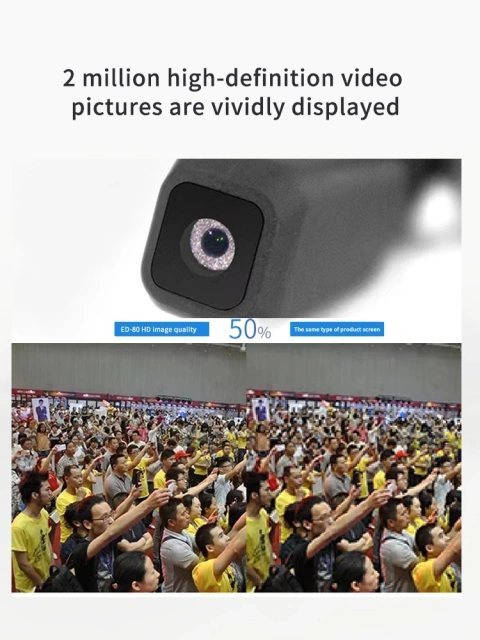 High definition ear-mounted camera