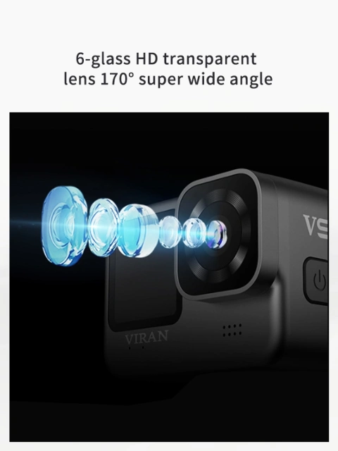 4K Dual Color Screen Motion Camera