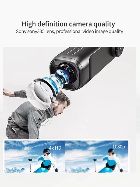 Head-mounted motion camera