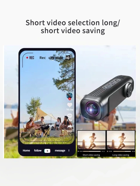 Head-mounted motion camera