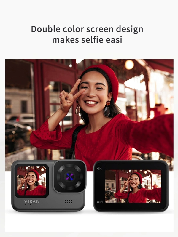 4K Dual Color Screen Motion Camera