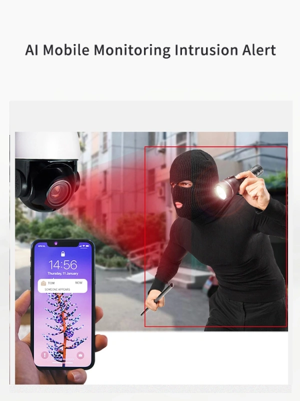 Wireless outdoor POE powered network camera