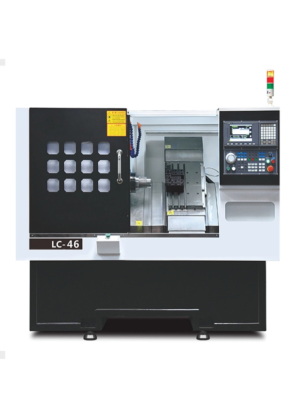 cnc lathe，mini lathe，Composite power turret CNC machine tool---LC-46