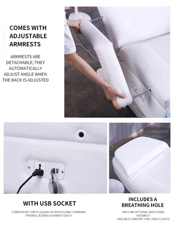 Massage bed，High end multifunctional tattoo massage electric beauty bed 185*63*61cm---MLE019