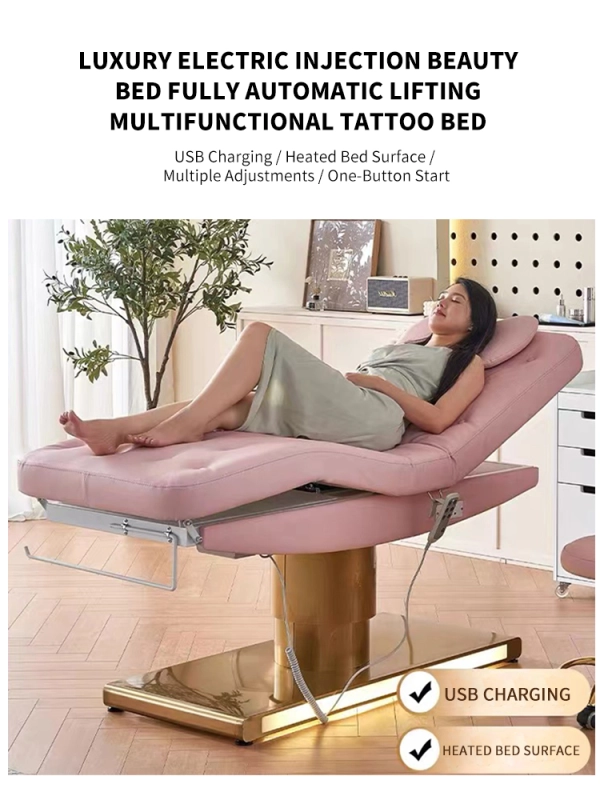 Beauty chairs，Electric beauty bed, fully automatic embroidery bed 190*72*60cm---B122