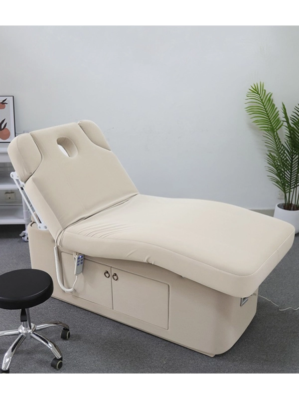 Electric beauty bed，Thermostatic heating massage bed Spa embroidery bed 195*80*64cm---SY181