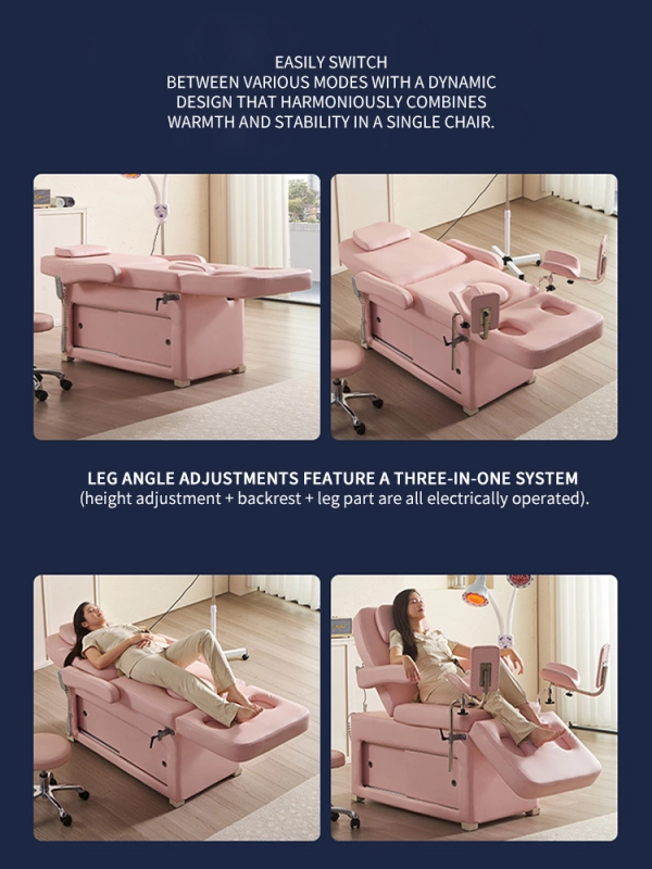 gynecological examining table，Private nursing multifunctional examination and flushing bed 194*134*81cm