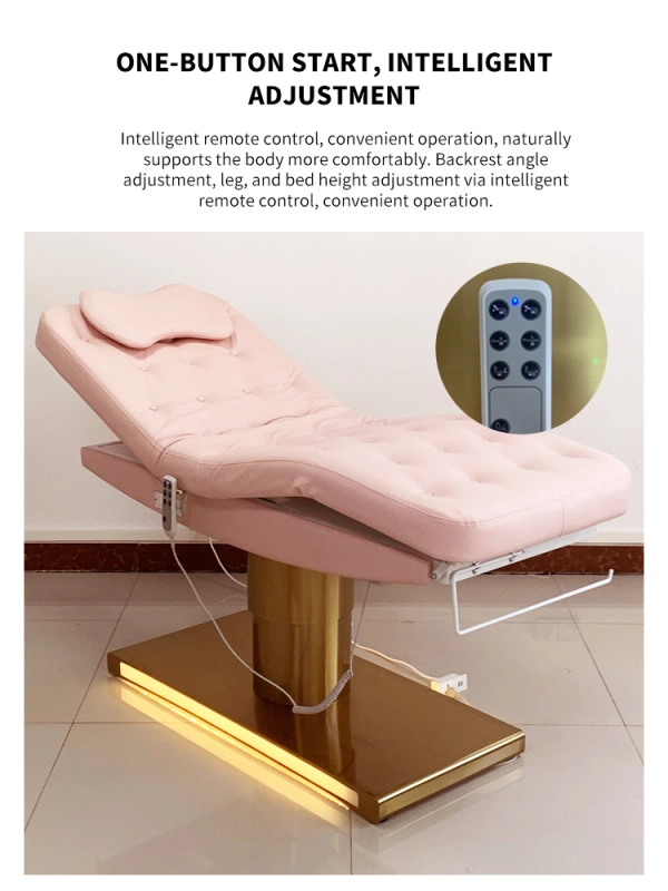 Beauty chairs，Electric beauty bed, fully automatic embroidery bed 190*72*60cm---B122