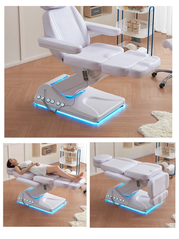 Electric beauty bed，Fully automatic lifting and micro shaping body massage bed 185*83*62cm---808