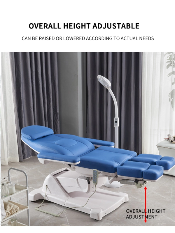 Electric beauty bed，Electric Beauty Injection Folding Bed Tattoo Split Leg Repair Chair 193*61*56cm---MLE016
