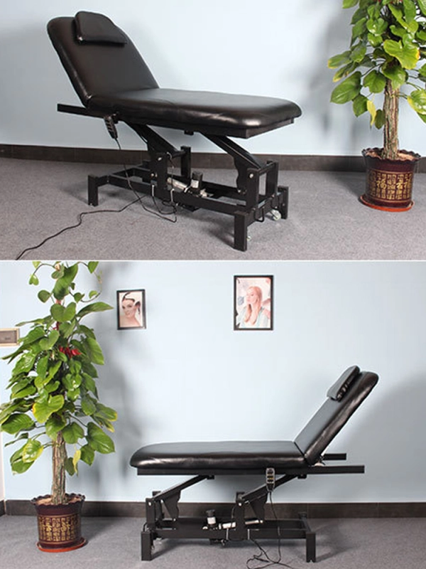 Electric beauty bed, back massage, micro plastic surgery, tattoo and embroidery bed 185*70*52cm---D07