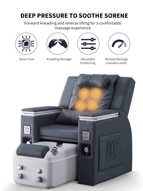 Foot-massage Chair，Nail sofa electric massage foot massage chair 123*85*88cm---SY112