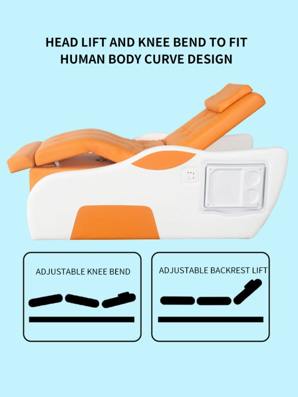 Electric beauty bed，Electric facial washing and beauty bed care massage bed 169*62*65cm---A37