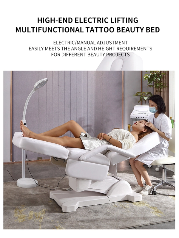 Massage bed，High end multifunctional tattoo massage electric beauty bed 185*63*61cm---MLE019
