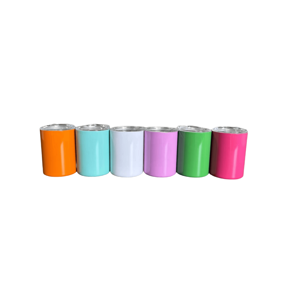 Alwin 3oz Sublimation Straight Mini Colorful Stainless Steel Shot Glass China Warehouse Air Shipping