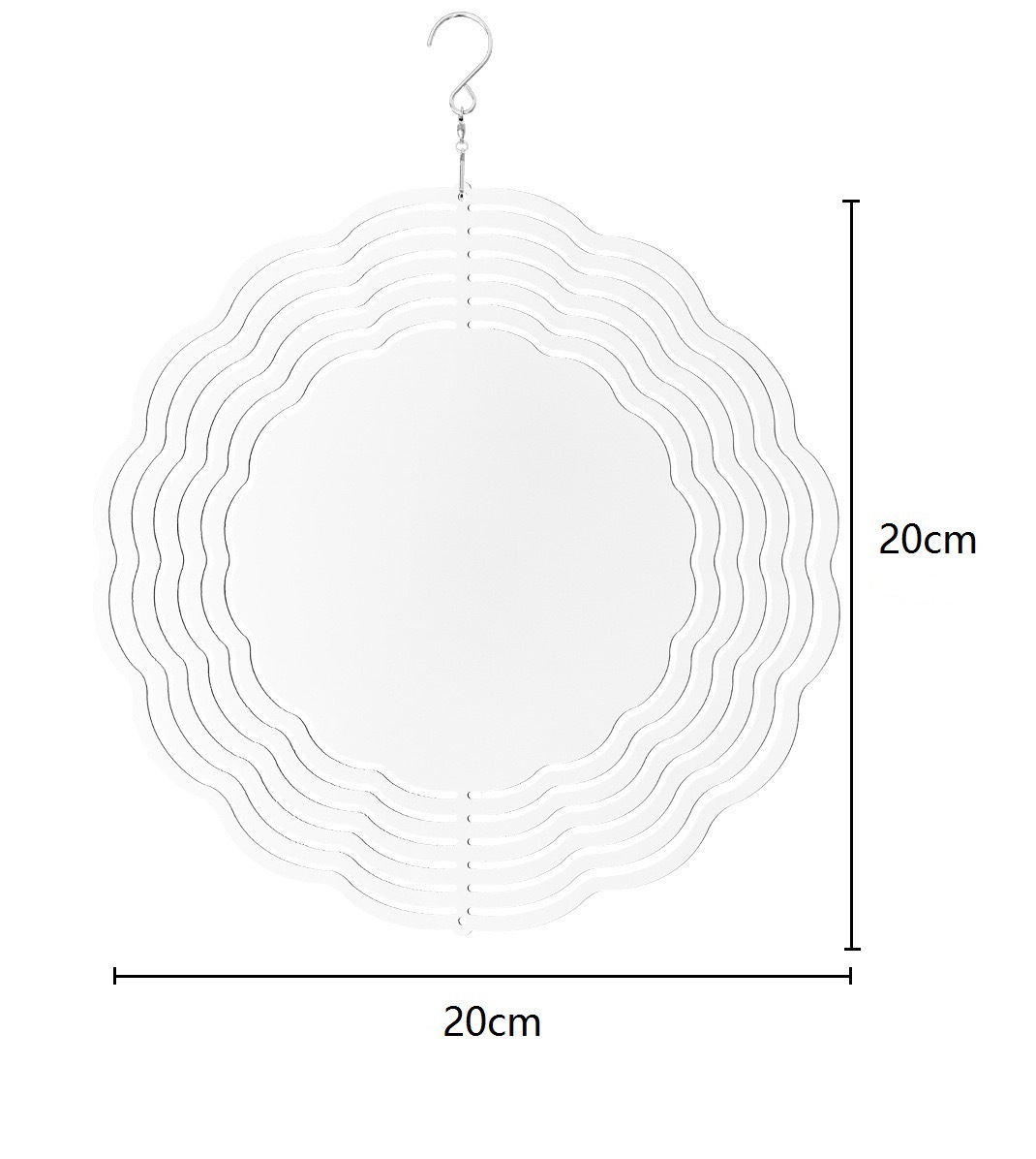 Alwin 8inch Sublimation Wind Spinner USA Warehouse RTS