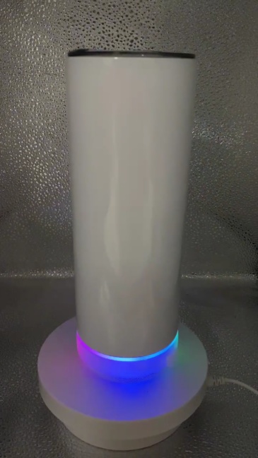 Alwin USA Warehouse RTS 20oz Sublimation Mixed Color Bluthtooth Speaker Tumbler