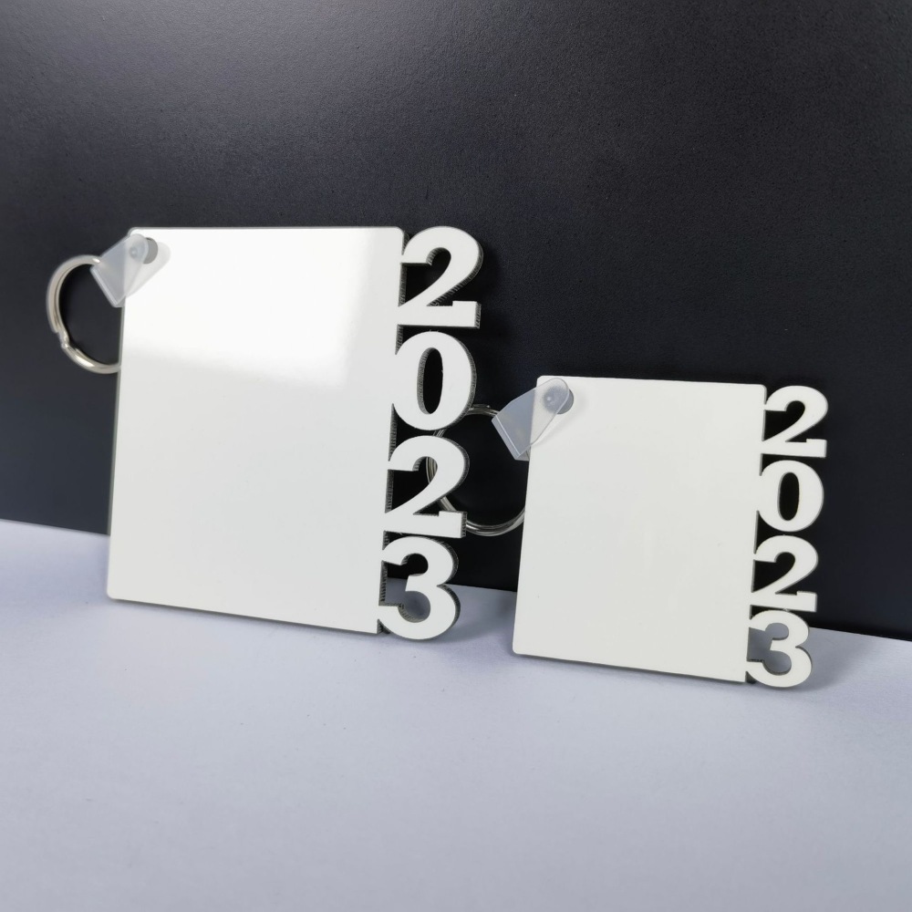 Alwin Sublimation 2024 Graduation Keychain MDF China Warehouse Air Shipping