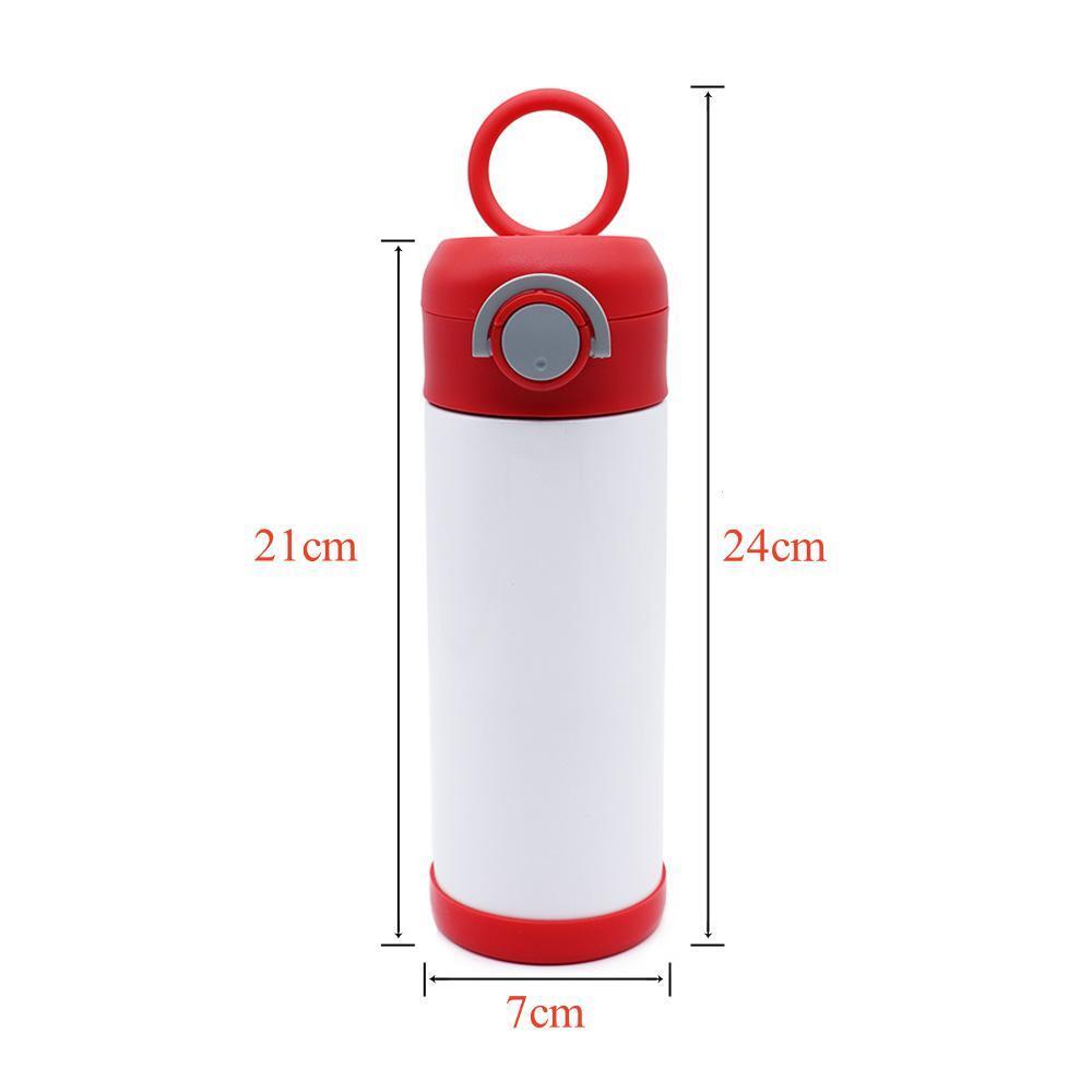 Alwin USA Warehouse 12OZ Sublimation Flip Top Kids Bottle