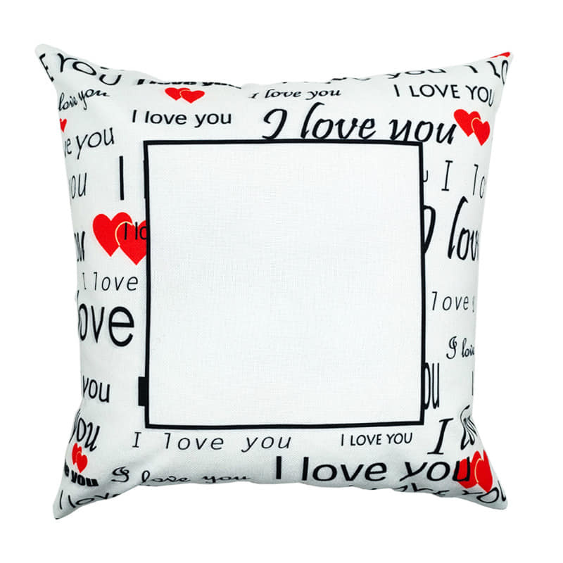 Alwin Valentine Sublimated Blank Linen Love Pillowcase China Warehouse