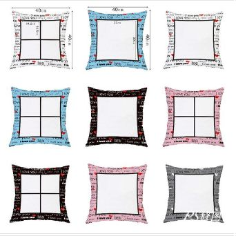 Alwin Valentine Sublimated Blank Linen Love Pillowcase China Warehouse