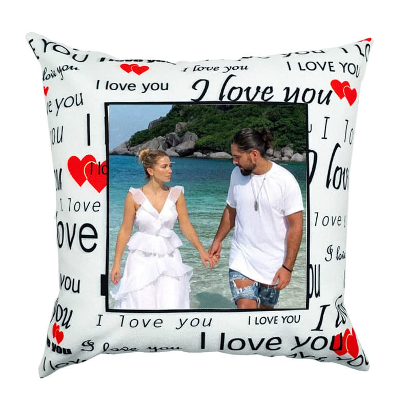 Alwin Valentine Sublimated Blank Linen Love Pillowcase China Warehouse