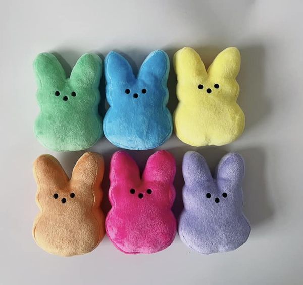 Alwin New mixed 6 colors Easter peep rabbit with Zipper China