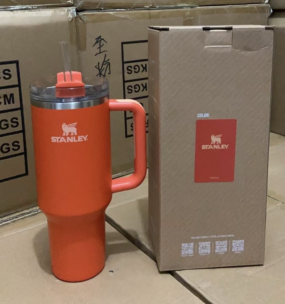 Alwin 40oz NEW Stanley Tumbler With Handle Christmas Custom Logo China Warehouse RTS