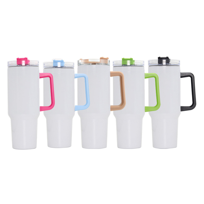 Alwin USA RTS 40oz all kinds of TravelMug Tumbler With Handle sold by case