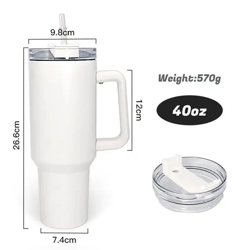 Alwin USA RTS 40oz all kinds of TravelMug Tumbler With Handle sold by case