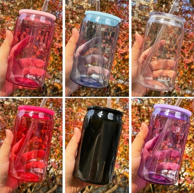 Alwin China Warehouse 16oz Acrylic Plastic Can with Clear Pp Lid ship out on March 15